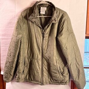 🦆  Ducks Unlimited Olive Green Lightweight Quilted Jacket